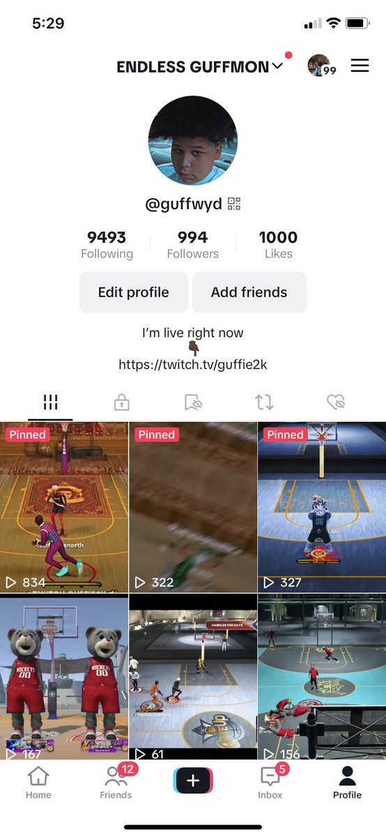 GUFFMON1's tweet image. 1000 likes 6 followers away so grateful