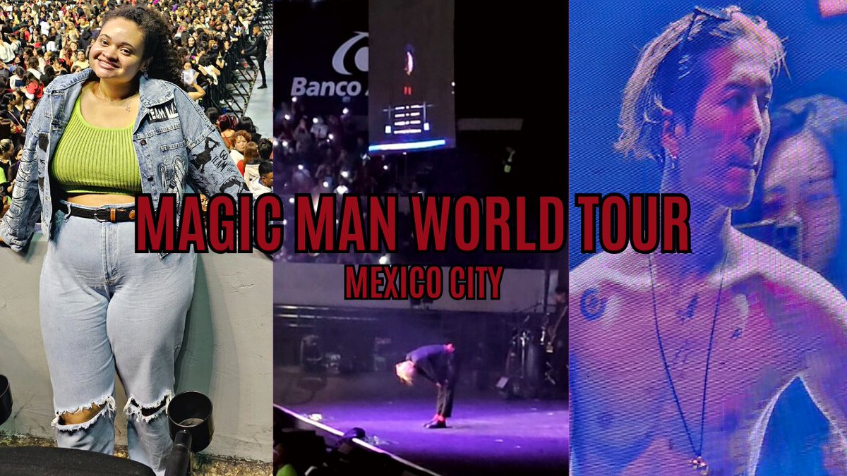 MAGIC MAN WORLD TOUR 📍 Mexico City--HYPE AF  
#MAGICMANWorldTourinMexico
#JacksonWangWorldTourinMexico
#MAGICMAN @JacksonWang852 #MAGICMANWorldTour 
#JacksonWangWorldTour 

Link: youtu.be/-ET97lZ80NQ