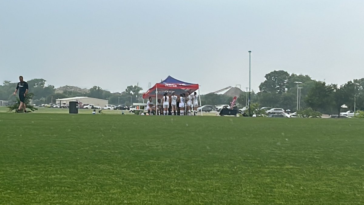 Lescott06's tweet photo. We’ve had a great start to the super cup tournament so far. Winning yesterday 7-0, & this morning to 2-0. Currently under a rain delay but winning game three 1-0. https://t.co/dlSjS6a51b