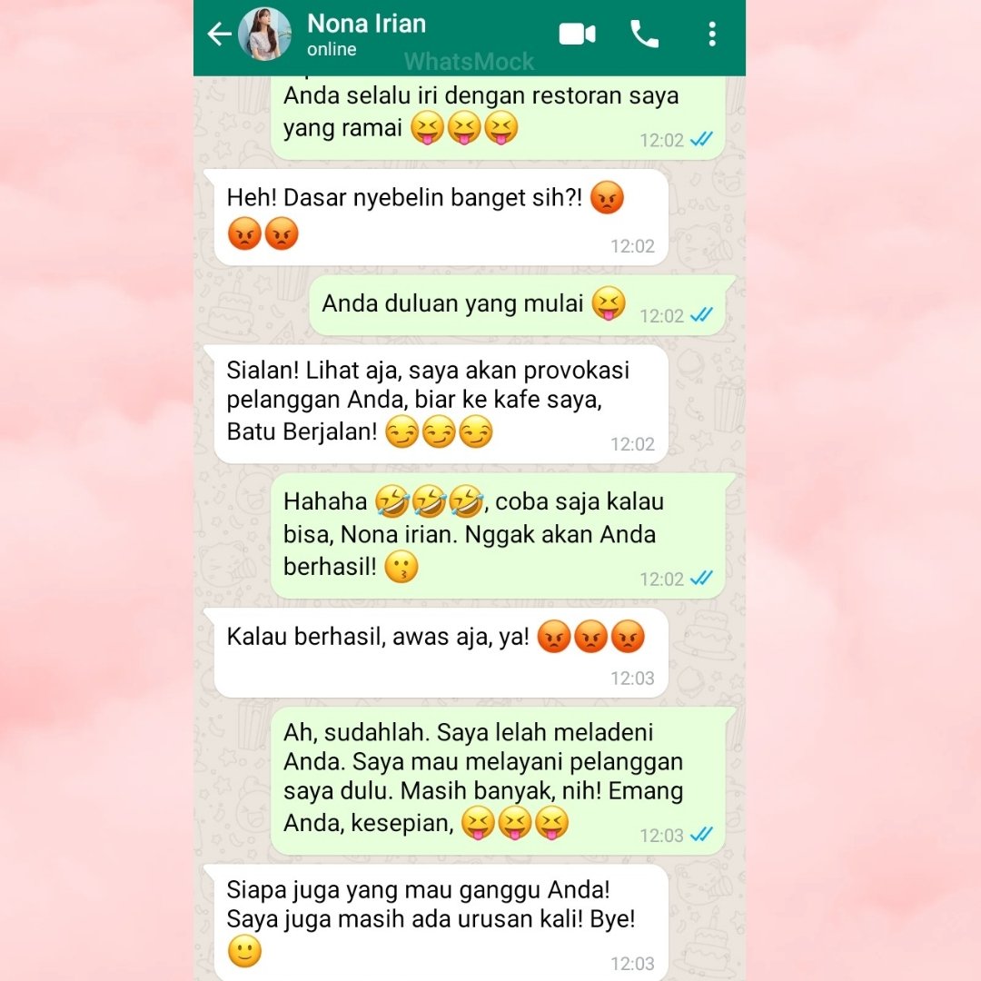 fannycantika167's tweet photo. AU Mbak Boba &amp; Mas Seblak 
By : Fanny Cantika Dewi

Chapter 1 : Batu Berjalan &amp; Nona Irian 

#alternatifuniverse #au #autrend #TrendingNow #Trending
#viral #chatstory #story #metropop #romance #humor #komedi #boba #seblak https://t.co/fTo5oex6x4