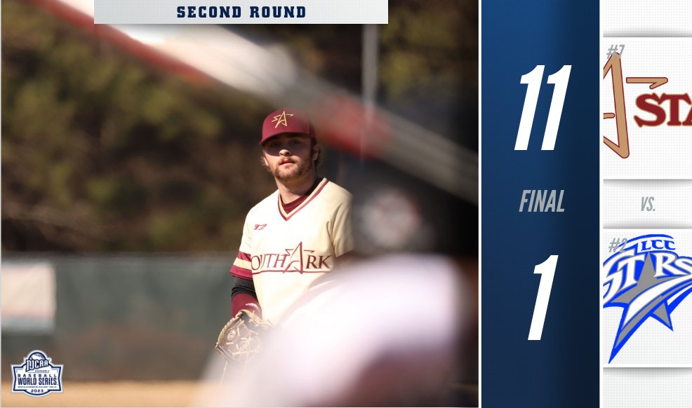 🌟South Arkansas wins the battle of the Stars in Enid, OK!

The Stars advance to take on Southeastern on Monday  night at the 2023 #NJCAABaseball DII World Series.

njcaa.org/championships/…