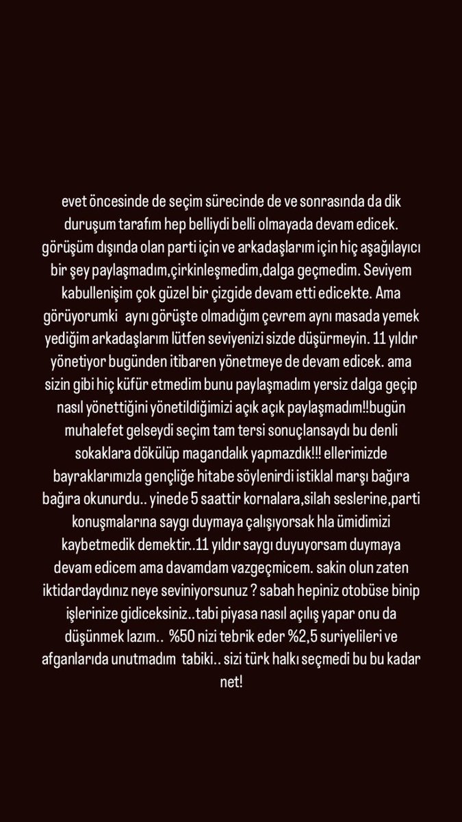 GozdeKoktas's tweet photo. Evet bir kazanan var ama ortada büyük bir zafer yok.. https://t.co/PYawE6V14z