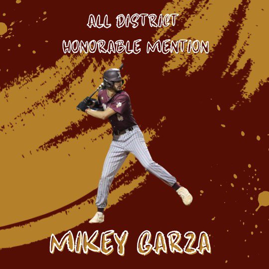 Congratulations <a href="/TMWarriorBSBL/">WarriorBaseball_TM</a> player <a href="/MikeyGarza04/">Mikey</a> for being named District 31-4A All-District Honerable Mention #ShowTime 207 #WE