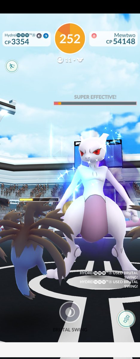 TCGTaj's tweet image. Between attending MCM ComicCon yesterday and doing Pokémon Paldea Evolved prerelease today, I managed to squeeze in 10 Mewtwo raids.
1 ran, caught the other 9.
No shiny, but my best one was a 15-13-14 weather boosted catch. Very happy 😊
#PokemonGo #ShadowMewtwo