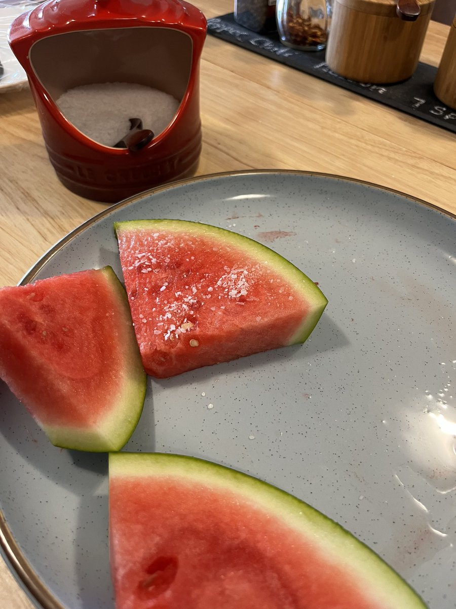 Salt on watermelon - yes, no, or never tried?