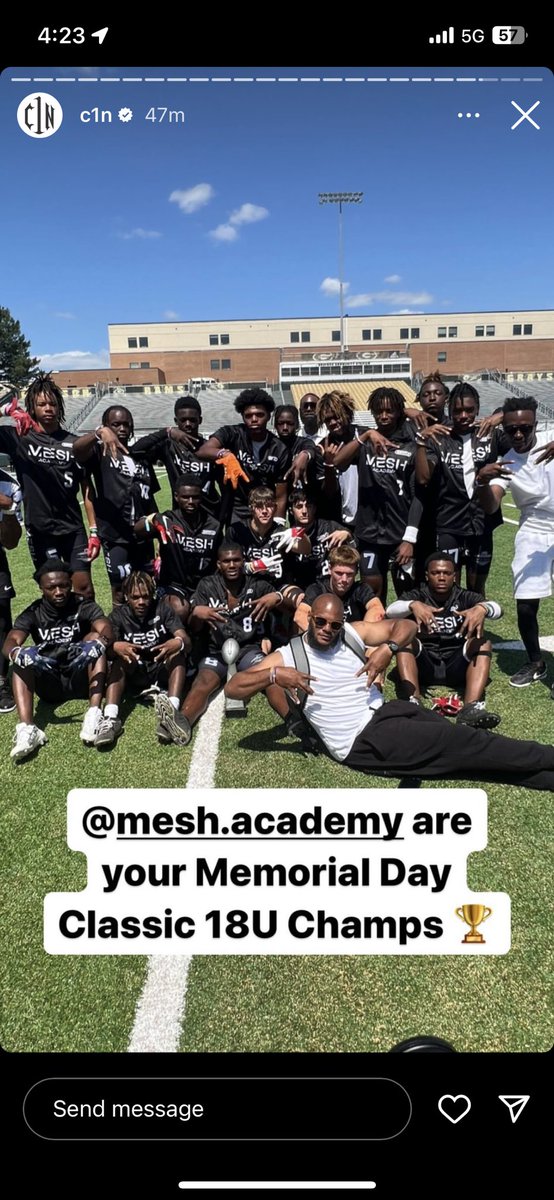 zachruffin_'s tweet photo. Sip boyyys took over C1N Memorial Tourny🙅🏽‍♂️🏆The guys and I handled business🖤! @MeshAcademy @shayhodge3 @ESPN3ALLDAY @CoverGang_CEO @MacCorleone74 @CoachDLindsey @BrettDewhurst @CoachWillFriend @CoachRuffin39 @CoachClark3 https://t.co/QuieH5dWvk