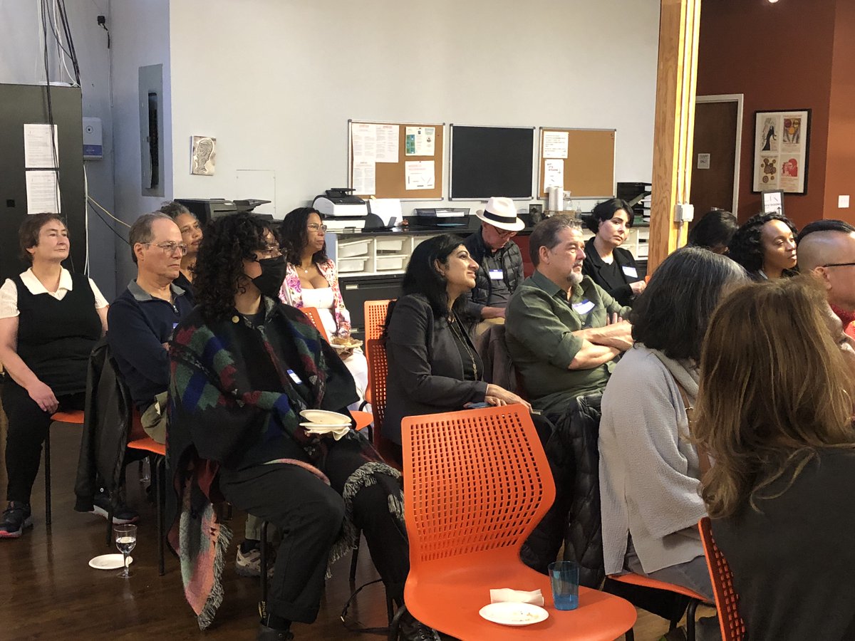 INTJs_rock's tweet photo. #ICYMI: Fun times at the @AuthorsGuild SF chapter's mixer fir #BIPOC #writers this past Weds. Folks learned about the benefits of AG membership, brainstormed about ways to make the chapter more inclusive, enjoyed light refreshments, &amp; networking.
#WritingCommunity https://t.co/g8ZDZq1Gro