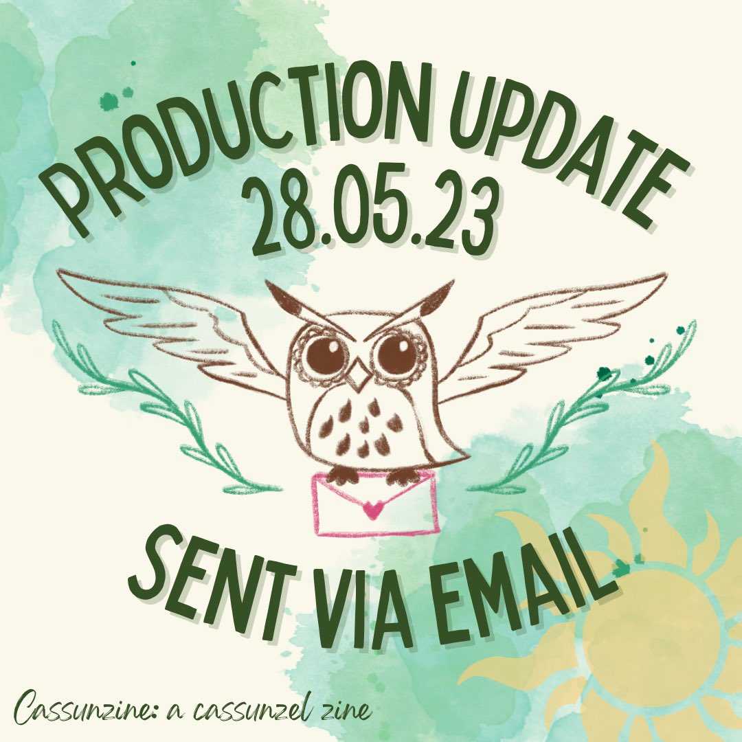 ☀️Check your Inboxes!☀️

A production update has been sent via email. Our team will now resume responding to inquiries.

If you did not receive an update, please check your spam! If not there, please email us at cassunzine@gmail.com to be added to the mailing list 💛