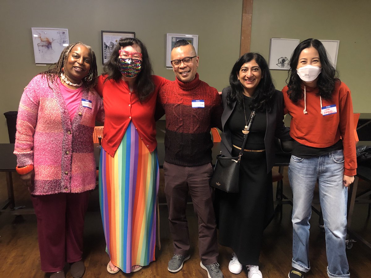 INTJs_rock's tweet photo. #ICYMI: Fun times at the @AuthorsGuild SF chapter's mixer fir #BIPOC #writers this past Weds. Folks learned about the benefits of AG membership, brainstormed about ways to make the chapter more inclusive, enjoyed light refreshments, &amp; networking.
#WritingCommunity https://t.co/g8ZDZq1Gro