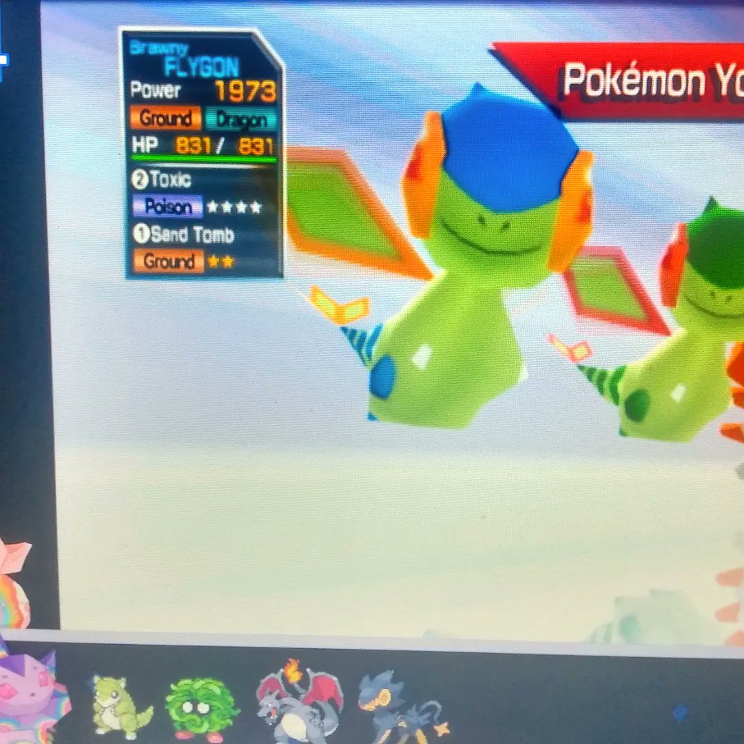 ShiningDanny1's tweet photo. #pokemonrumblewii #rumblewii #rumbleshiny #shiny #shinypokemon #rumbleweekend #rumbleweekend26 #rumble #pokemon #shinyflygon #shytangela #shinysandshrew #shinyluxray #shinyclamperl #shinypidgeot #shinycharizard #event #pokemonevent #shinyhunt https://t.co/vQz7od3qIq