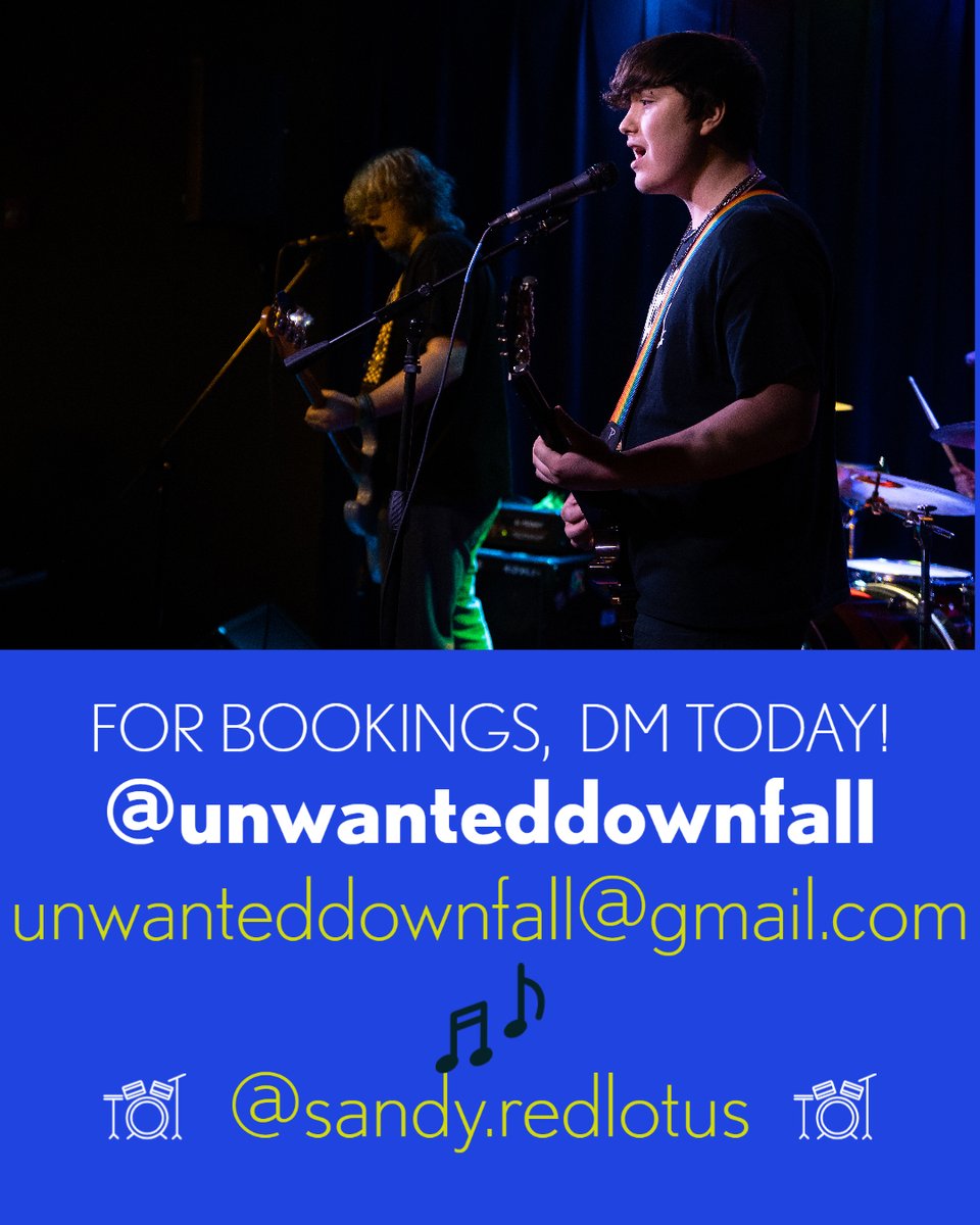 ATTN: LIVE MUSIC VENUES, BOOK @unwanteddownfall today!
DM or unwanteddownfall@gmail.com 

#sundays #sundaynight #sundaybest #eventvenue #venues #livemusicvenue #liveconcert #concertlife #concertjunkie #talentbuyer #talentbuyers #independentpromoter #musicpromoter #musicpromoters