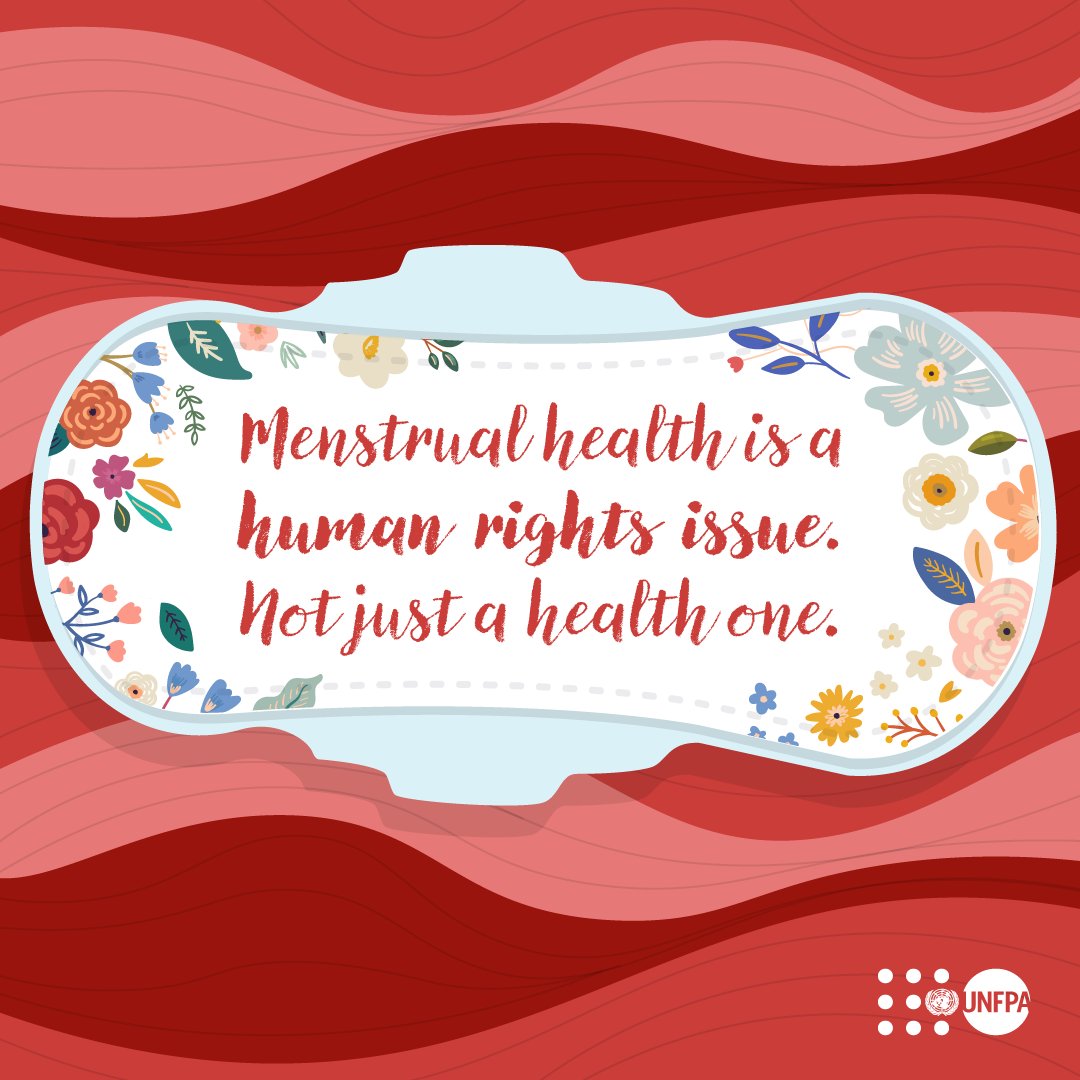 🩸Menstrual health is a basic right, yet millions lack access to products and facilities.

On #MenstrualHygieneDay, join @UNFPA to end stigma and ensure dignity for all: unf.pa/mh

#StandUp4HumanRights #MHDay2023