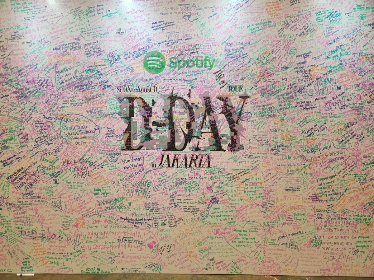 Thank you #BTSARMY in Jakarta for leaving grateful messages on @SpotifyKpop banner!💜