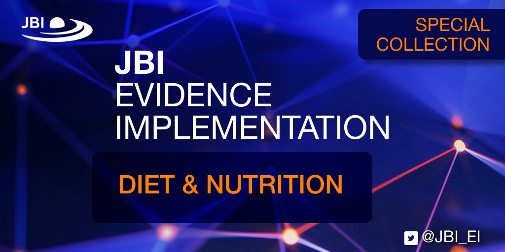 JBI EVIDENCE IMPLEMENTATION (@jbi_ei) on Twitter photo <a href="/JBI_EI/">JBI EVIDENCE IMPLEMENTATION</a> Special Collections: Diet & Nutrition #BetterPatientCare @DrShelleyAdvAPD
#dietitians
Evidence-based clinical evaluation and improvement reports are available for download: journals.lww.com/ijebh/pages/co…
<a href="/dietitiansaus/">Dietitians Australia</a> <a href="/dr_am_young/">Adrienne Young AdvAPD</a> <a href="/ingrid_hickman/">A/Prof Ingrid Hickman</a>
<a href="/katrinalouAPD/">Katrina Campbell</a> <a href="/JBI_EI/">JBI EVIDENCE IMPLEMENTATION</a> Special Collections: Diet & Nutrition #BetterPatientCare @DrShelleyAdvAPD
#dietitians
Evidence-based clinical evaluation and improvement reports are available for download: journals.lww.com/ijebh/pages/co…
<a href="/dietitiansaus/">Dietitians Australia</a> <a href="/dr_am_young/">Adrienne Young AdvAPD</a> <a href="/ingrid_hickman/">A/Prof Ingrid Hickman</a>
<a href="/katrinalouAPD/">Katrina Campbell</a>
