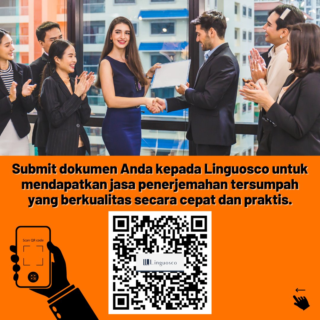 Bisa hubungi kami, klik link wa.me/6285155118770?… (WhatsApp), fast response untuk penerjemahan tersumpah dokumen bisnis oleh penerjemah tersumpah. Atau scan QR Code pada gambar. Ditunggu, stay safe and have a great day😊🙏