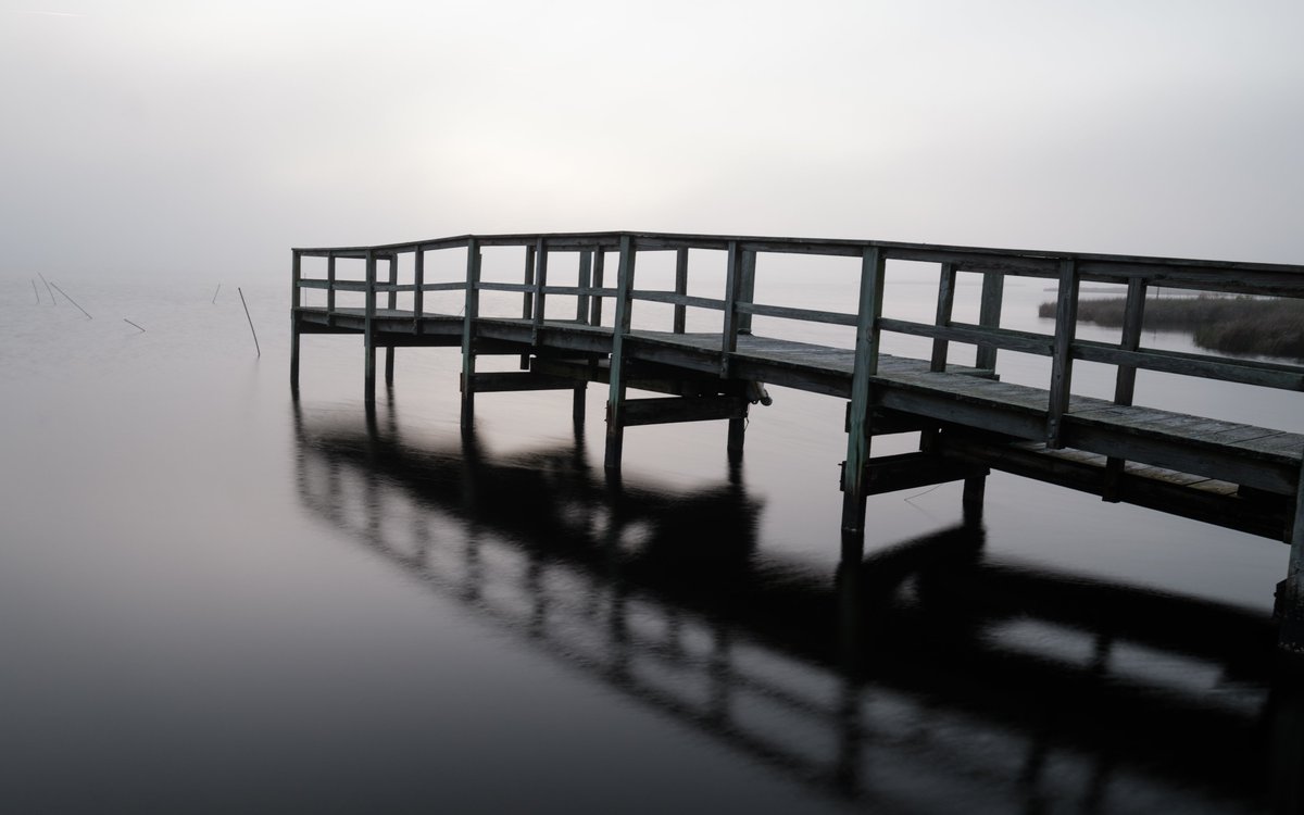 @VisualsbySauter Taken this evening in @DuckOBX when the clouds rolled in right before sunset.