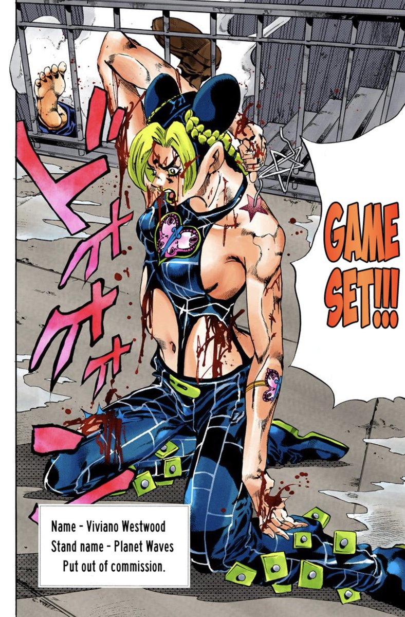 The entire Westwood fight is so fucking fire, Jolyne is HER 🔥 🌟