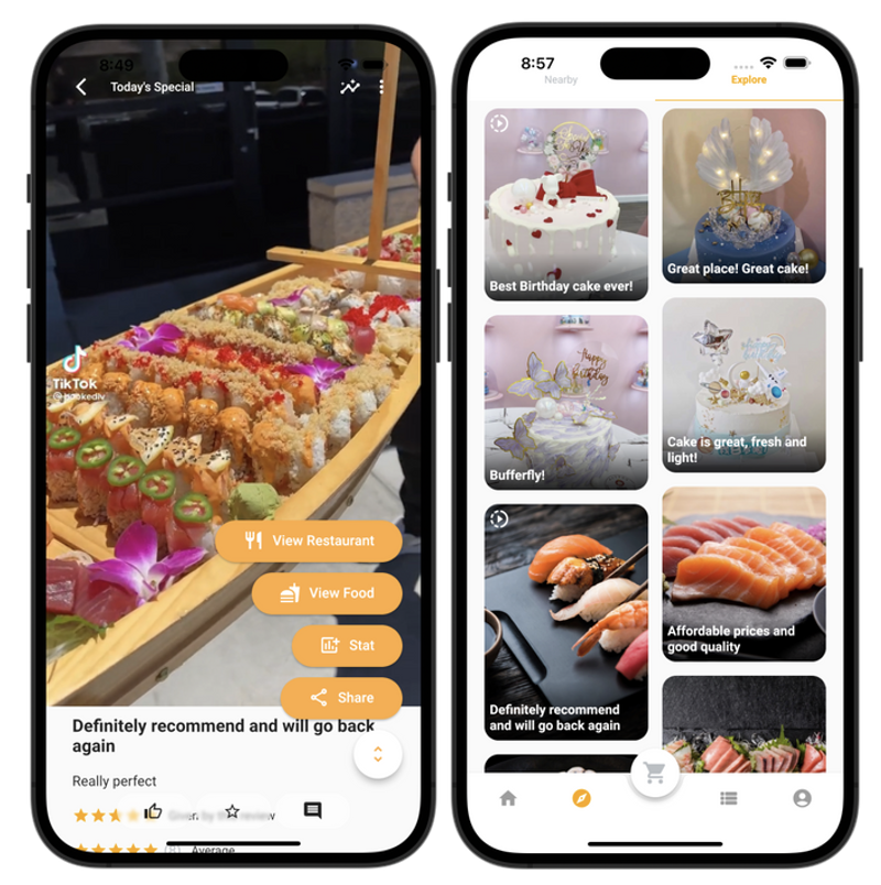 YummyNinjaDAO's tweet photo. 📲 Users can upload food photos and short videos on Yummy Ninja

😉 This is a great way to record your life

💡 It will also give you a good idea for your next meal

#Web3 #Food #Decentralization #Crypto #NFTs https://t.co/p7PN7LmJ9m