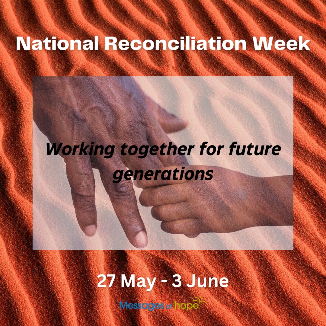 As we reconcile the past, let us look forward to unity together. Celebrate life together. #reconciliation #hope #messagesofhope #NRW2023