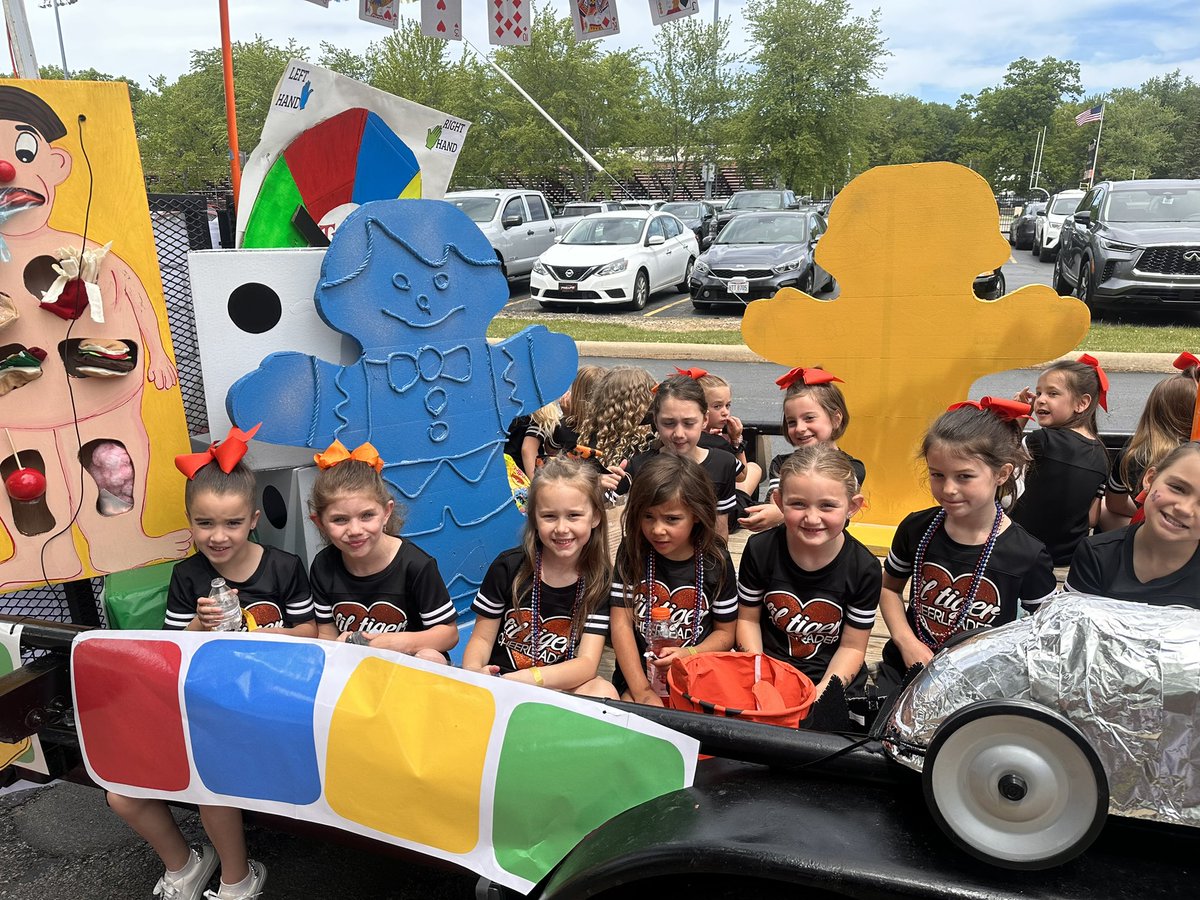 Gurney Cheer Club in the Blossom Parade! 🎉 SO much fun and we won 1st  place for the best float!!! #ThisIsChagrin #WriteTheStory