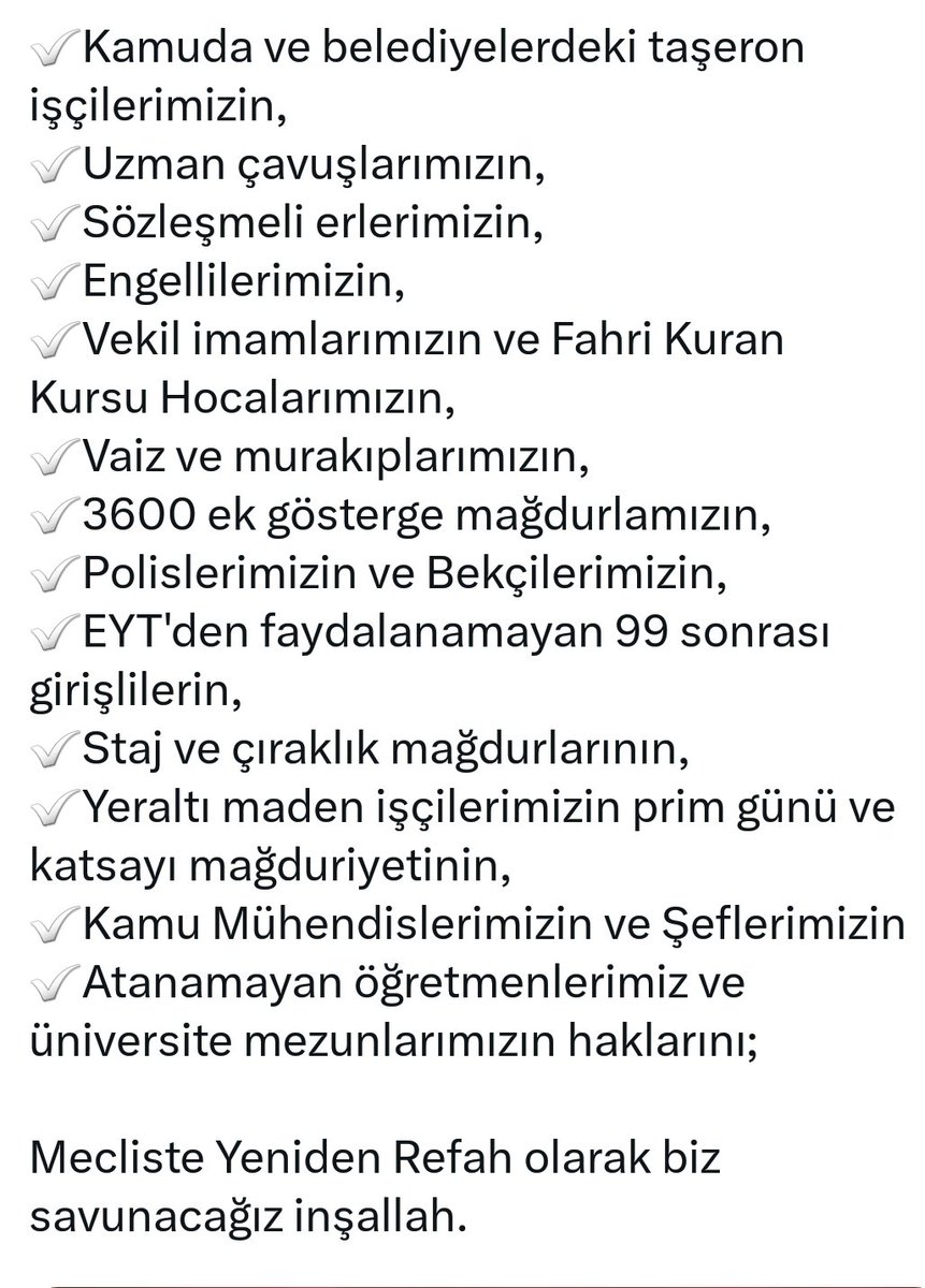 Sn @RTErdogan'a Cenab-ı Allah'tan muvaffakiyet diliyorum

#GeceyeNotum: Aziz milletimizin dağ gibi birikmiş sorunlarının çözümünde ise kolaylıklar dilerim . .

#StajSskBaslangıcıOlsun #GenelAf
#2000LereAdilKademe #RecepTayyipErdogan
#TürkiyeYüzYılı #Diyarbakir
#sonuclar #COVID19