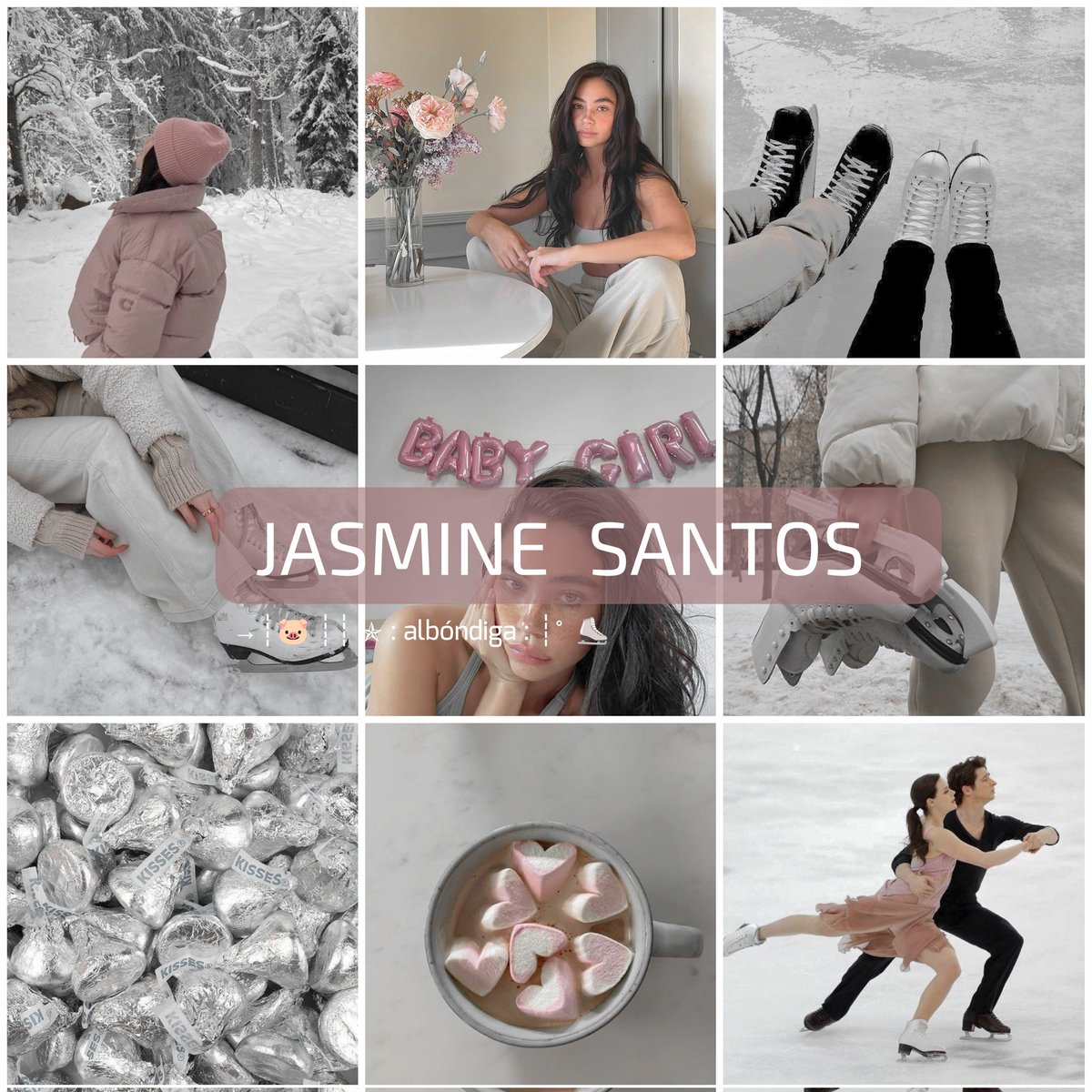 Leilanisf1's tweet photo. #JASMINESANTOS : Mi chica tan linda ⛸️🐽 https://t.co/UlDB1IR37V