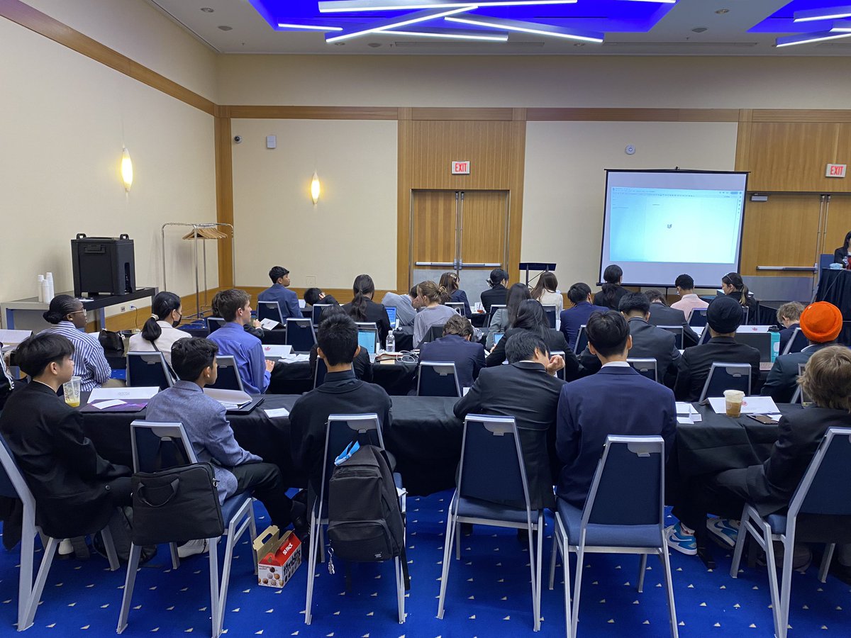 gnslit's tweet photo. Last committee sessions on this beautiful Sunday at CAIMUN. https://t.co/TUmto6JjRM