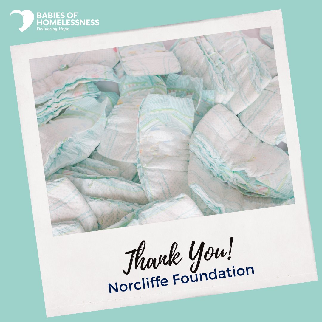 We recently received a generous donation of $5,000 from the Norcliffe Foundation. We are so grateful for their support, which will help us continue to supply diapers, wipes, and formula for families who are low income and experiencing homelessness!