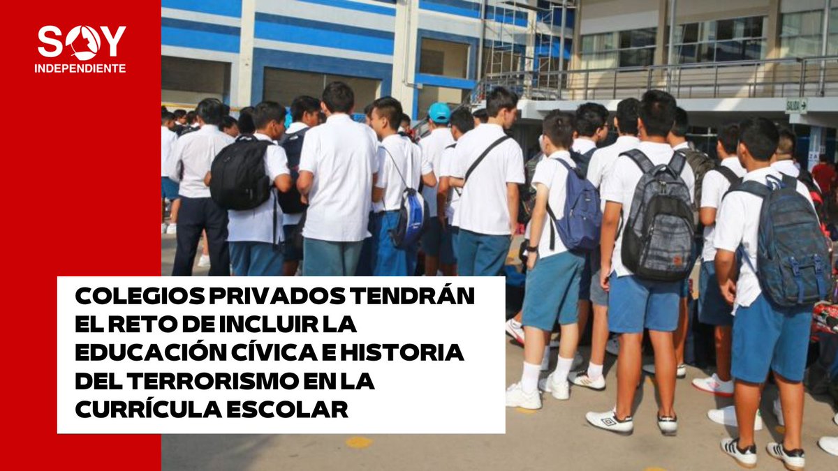 IndependientSoy's tweet photo. La vicepresidenta de la Asociación de Colegios Particulares Amigos (#Adecopa), Ximena Salmón, explicó que así como trabajamos con la #historia antigua también trabajaremos con la historia reciente. 👉🏻 https://t.co/du5hXzB20C
#Peru #educacion https://t.co/Iu79QBerhX