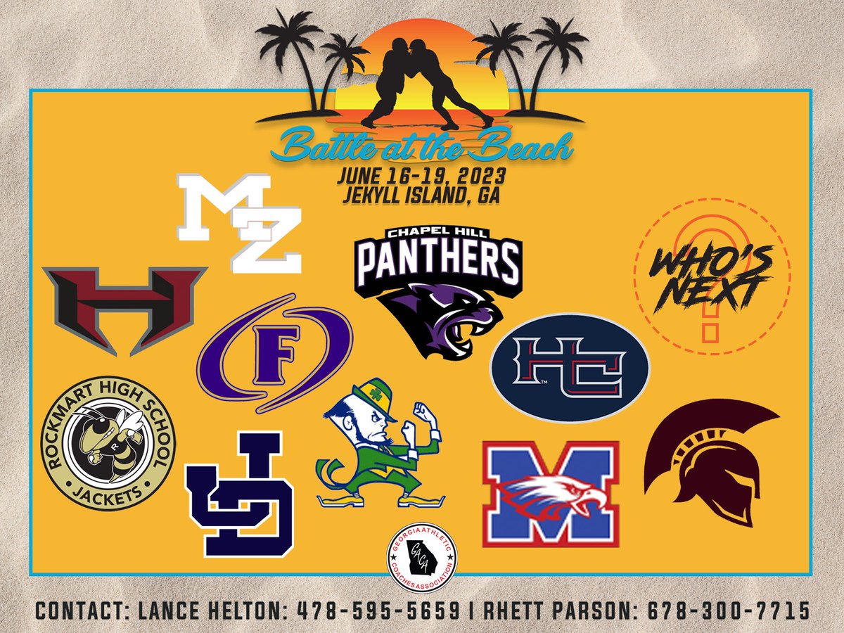 Who’s Next? These teams are headed to the beach from all over the state in just a few short weeks! There are still spots available for your team (or individuals)…if you are ready to compete, learn and get better with the BEST, get in touch today! Deadline for registration is 6/9
