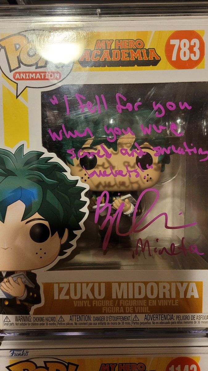 pytor397731's tweet photo. Shoutout to @Chuck_Huber @BrinaPalencia @MikeMcFarlandVA and @swapmonster for helping put more anime/mha on my shelf!  They are all perfect.  Also it was great seeing @TrinaNishimura doing her thing at her booth as well!  Gotta love MHA!
#Thygeekdom https://t.co/V67h6luXyk