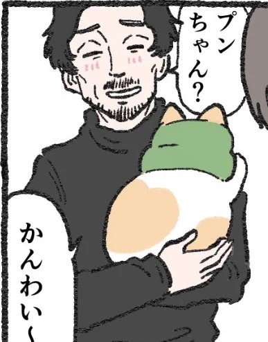 @yajima_en 飼い主ガリガリで猫太ってるの良き。 