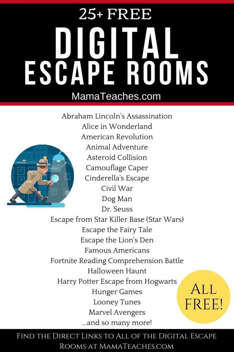 Ready to test your skills? Try these free BRAIN TEASER digital escape rooms 🚪🔓

sbee.link/y38bfkghnd  via @mamateachesme
#learning #stem #edutwitter #breakoutedu