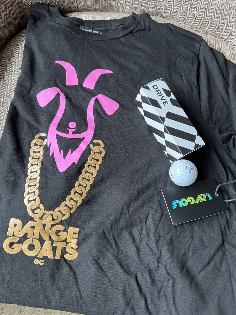 🚨 LIV MERCH GIVEAWAY🚨

In honor of Harold Varner III’s win at LIV DC, we’re giving away an authentic Range Goats t-shirt and a sleeve of LIV branded Vice balls.

To enter: Like, RT, and follow <a href="/LIVGolfNation/">LIV Golf Nation</a>. The winner will be announced Tuesday night!