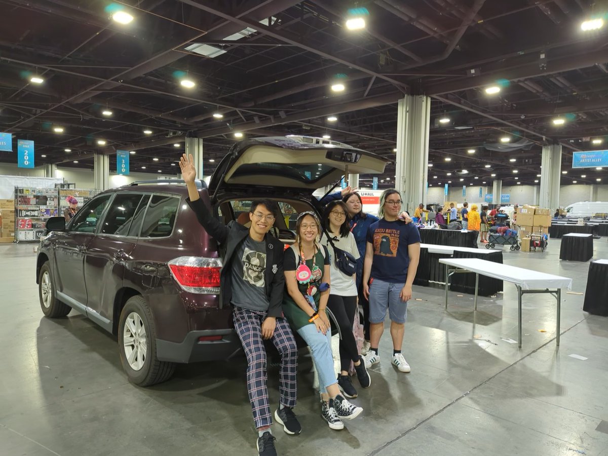the end of a long and fruitful weekend!! so grateful to see so many friends, fellow creators, and fans of our game this weekend. thanks so much for joining us and hope to deliver more very soon!!