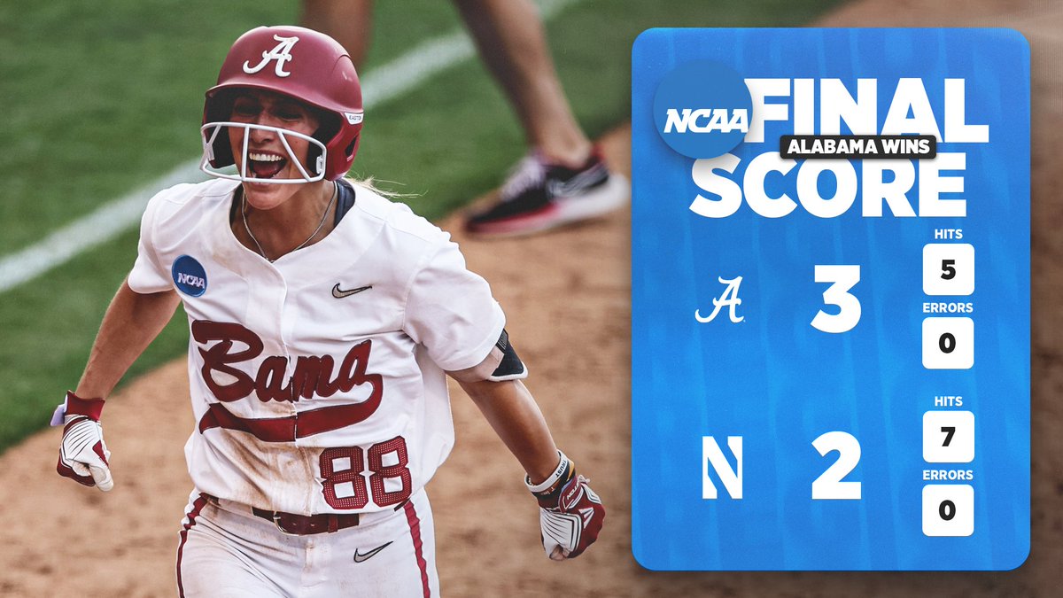 We'll see you next weekend in OKC!

#RoadToWCWS #Team27 #RollTide