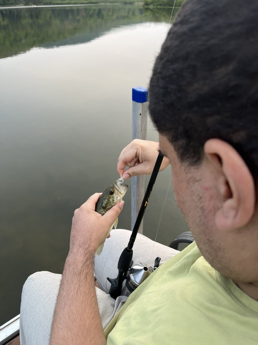 @matty7812 1st catch of the #fishingseason “Sea Bass”!👏 #catchandrelease