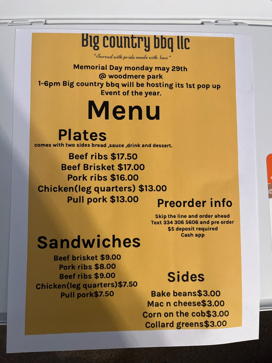 sweetness4735's tweet photo. Come check out Big Country  Bby. Great food at affordable price. https://t.co/1OWgdDfu5K