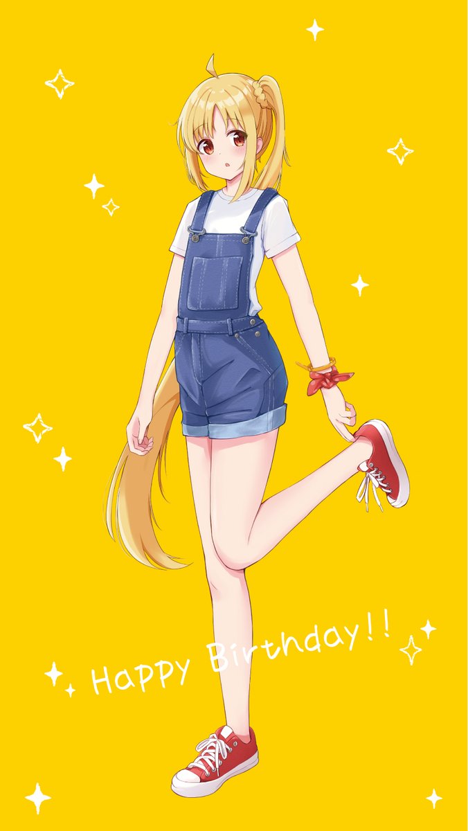 伊地知虹夏 「HBD!!虹夏ちゃん #伊地知虹夏生誕祭2023 #ぼっち・ざ・ろっく #虹夏ち」|ちょちょちょ。のイラスト