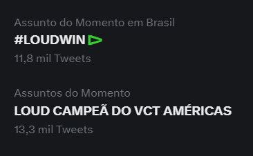 LOUDgg's tweet photo. O 6° player sempre tá presente. Nada seria possível sem vocês. 

Obrigado 💚 https://t.co/IH0y5EISqR