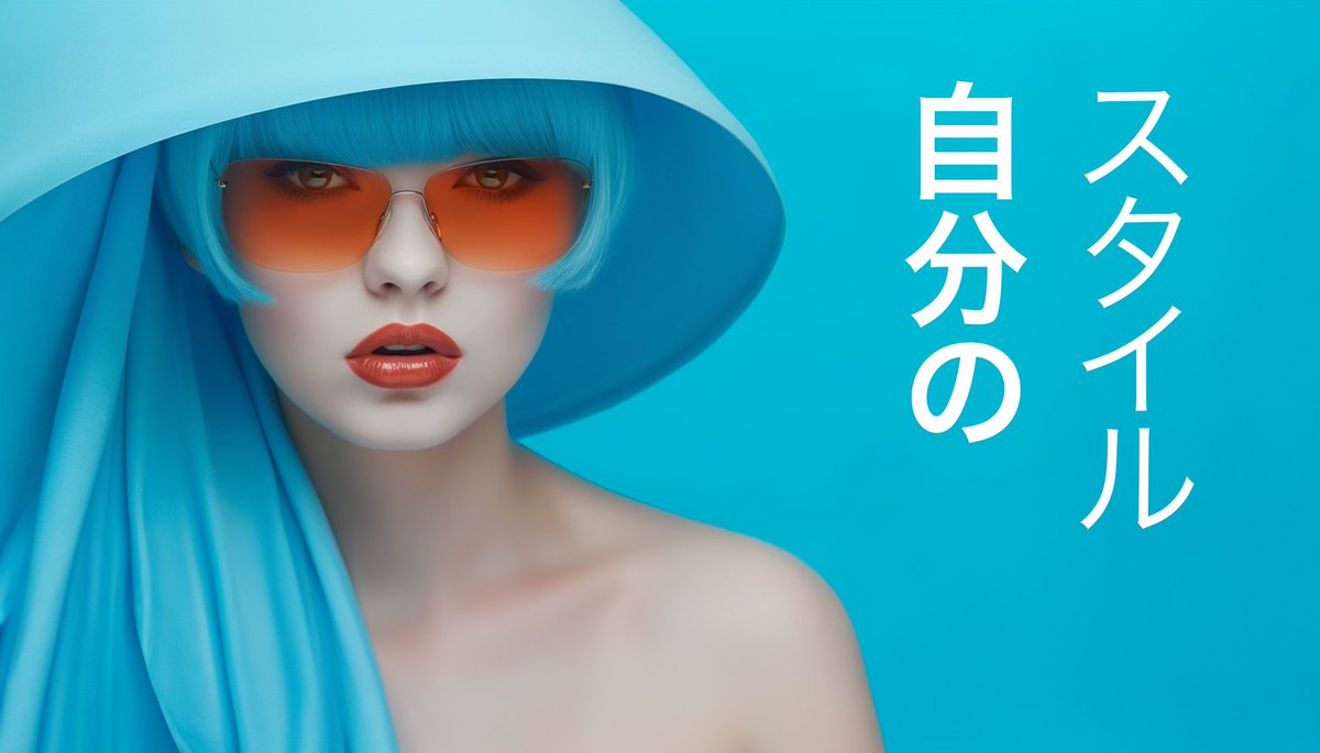 Th3TEKnologist's tweet image. More design experiments using Adobe Photoshop #GenerativeFill I expanded the image and added the copy—Japanese equivalent to Be You. Literal translation is Your Style. Maybe a billboard fashion ad? Photo #midjourneyv51 Original below in thread.
#design #AIart #fashion #Japan