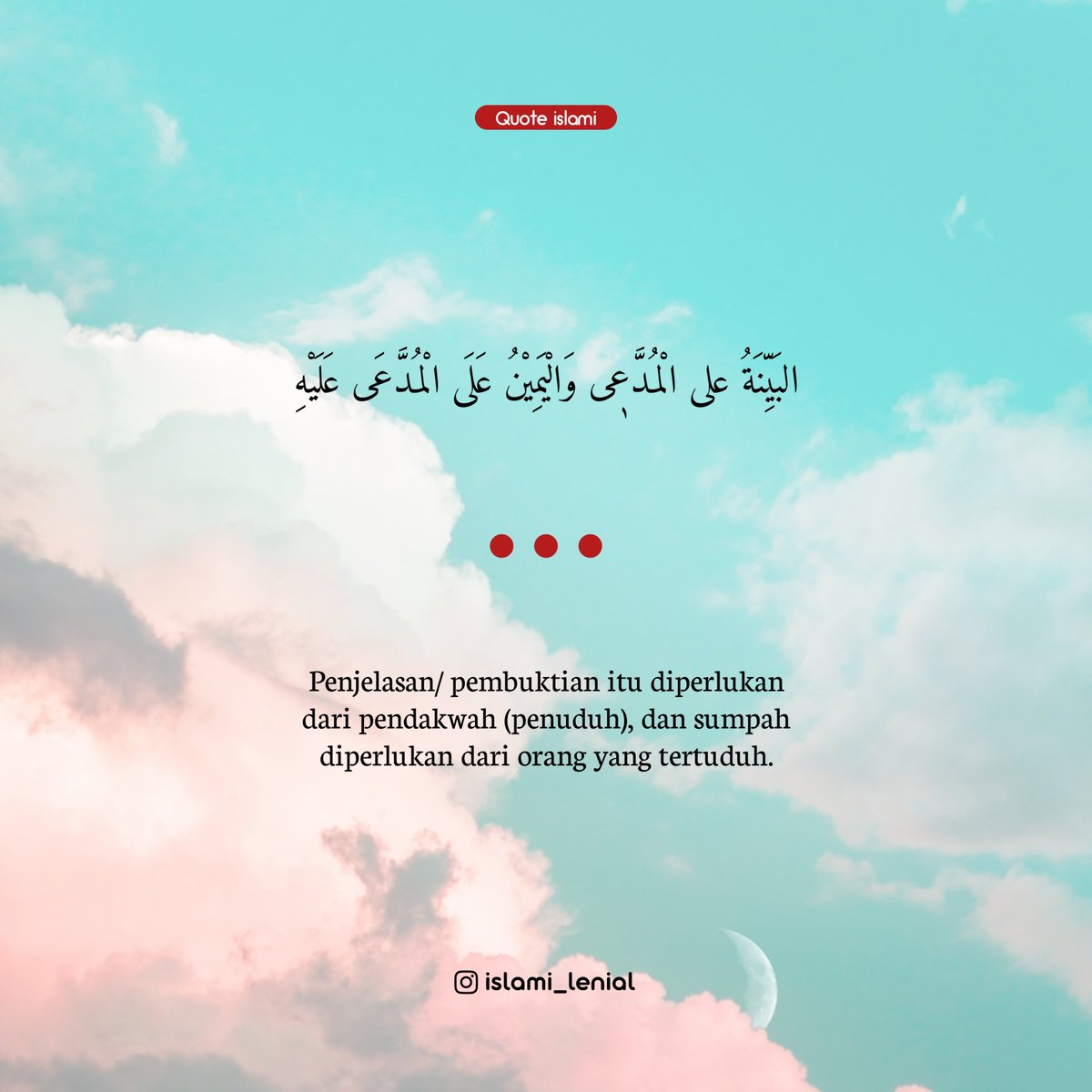 islamilenial's tweet photo. #quotesberfaedah #quotesislami #quoteshadits https://t.co/UkLbogT3v2