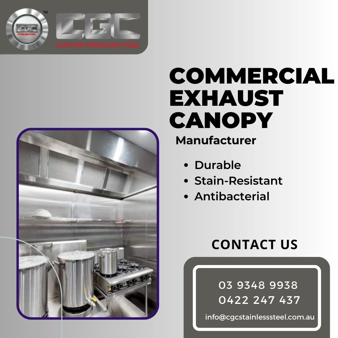 CgcStainless's tweet photo. CGC Stainless Steel Fabrication can help. We specialise in stainless steel commercial kitchen exhaust canopies. We have a wide selection of sizes.
Contact us today to learn more!
Melbourne:- 03 9348 9938
Sydney:- 02 8717 3200
https://t.co/cCvOufH6c0
#exhaustcanopy #kitchenexhaust https://t.co/ruaReqzVX0