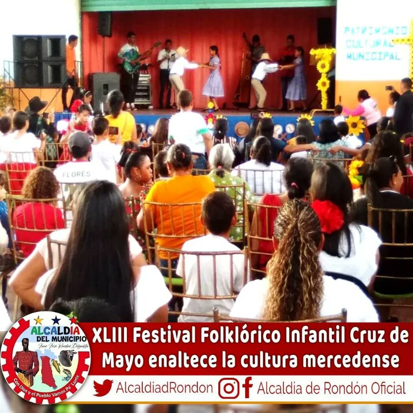 #28May 🎉XLIII Festival Folklórico Infantil Cruz de Mayo enaltece la cultura mercedense

#ConDiosyElPuebloVamosPaLante

#LasMercedesDelLlano 
#Guarico
#GobiernoDeGuarico
#SomosPuebloDePaz
#JuntosHaciaLaProsperidad
#GuáricoEnProgresoDeportivo

instagram.com/p/Cszh9OctKMg/…