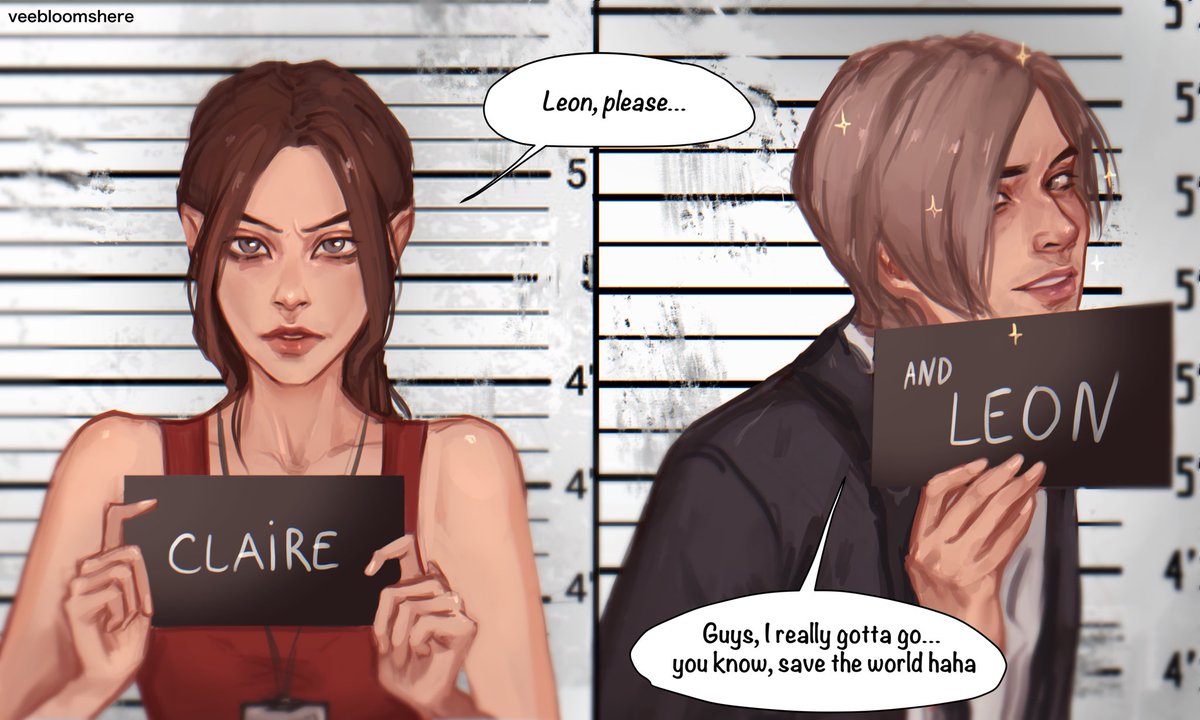 leon always has something to say. ALWAYS.

btw guys I have a Boosty page where I post some hot cleon fanart, link in my bio 💕
#cleon #ResidentEvilFanart #ClaireRedfield #LeonKennedy #BARBIE