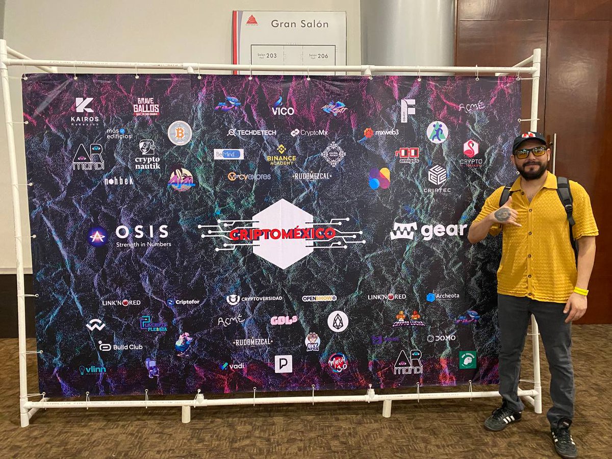 Lalonautl's tweet photo. Buenísima la experiencia en el evento Web3 #CriptoMexico en #MTY 🇲🇽 donde estuve compartiendo mi charla sobre 'Web3 para Creativos'
🤙
Had a great experience at CriptoMexico #web3 event in #Monterrey 🇲🇽 where I shared my talk about 'Web3 for Creatives' https://t.co/hceE3ZSdZj