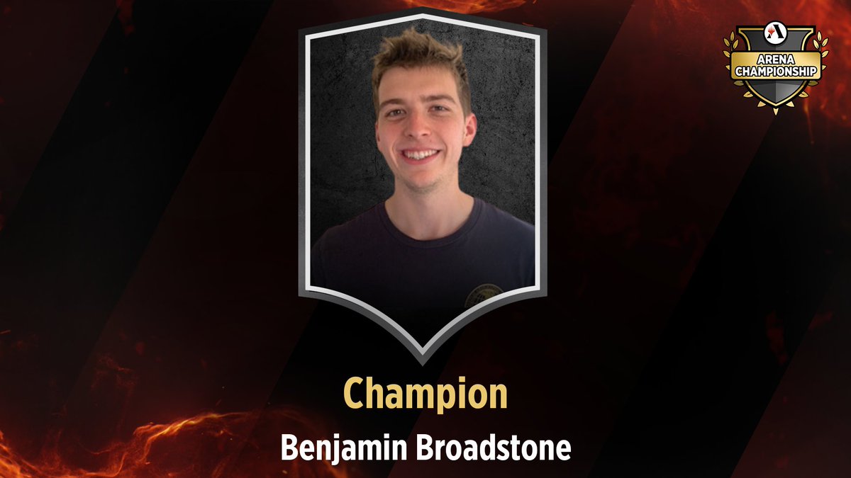 Congratulations to the #MTGArena Championship 3 winner, Benjamin Broadstone! #AC3