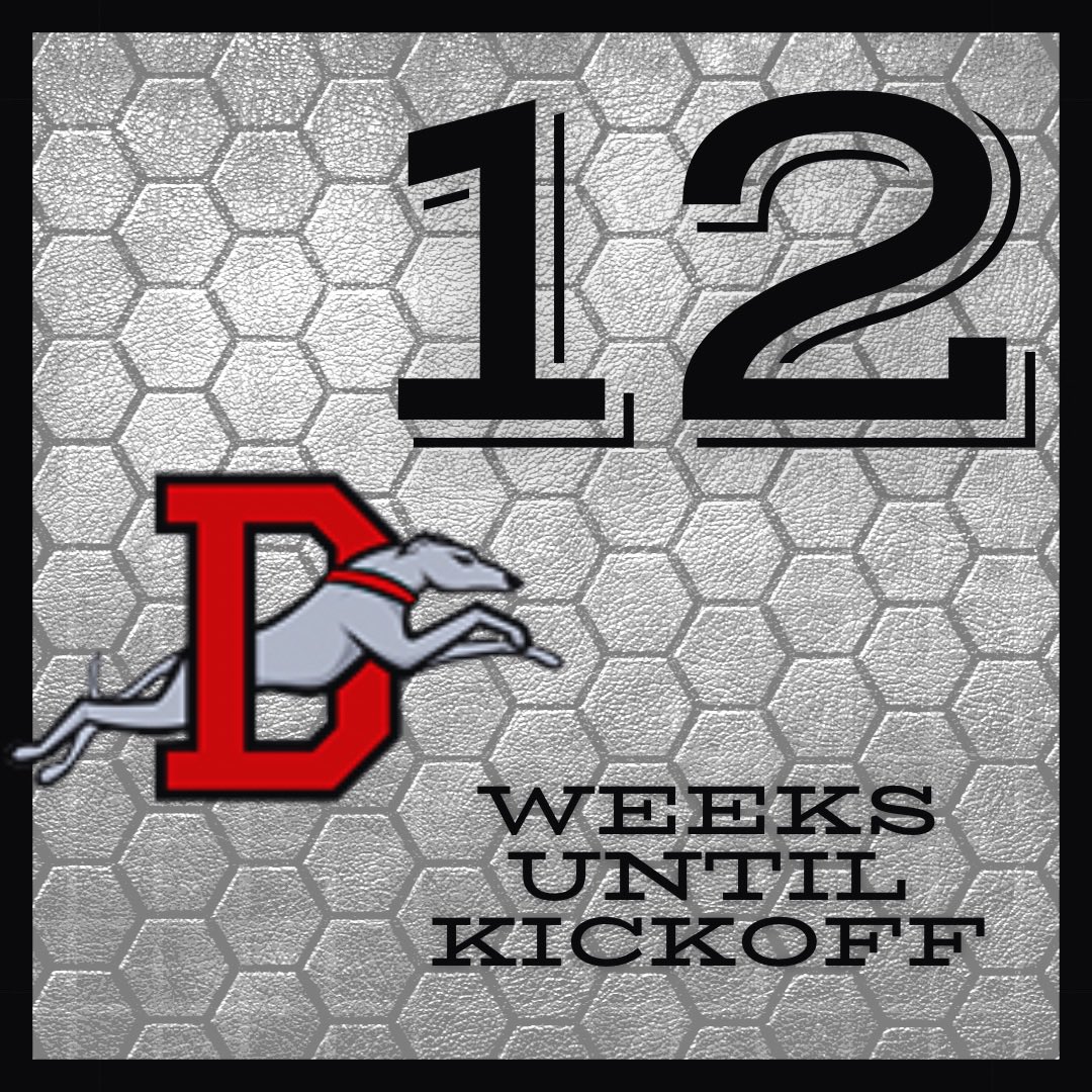 12 Weeks to KO.
Week of 5/29-6/2 Schedule. 

#dixiegreyhounds #dixiegreyhound #dixiegreyhoundfootball #greyhoundfootball #DixieVarsityFootball #GreyhoundVarsityFootball #12WeeksToKickOff #GoHounds #HoundFootball #HardWorkPaysOff #GoOneMore #ConsistenlyGoodOverOccasionallyGreat