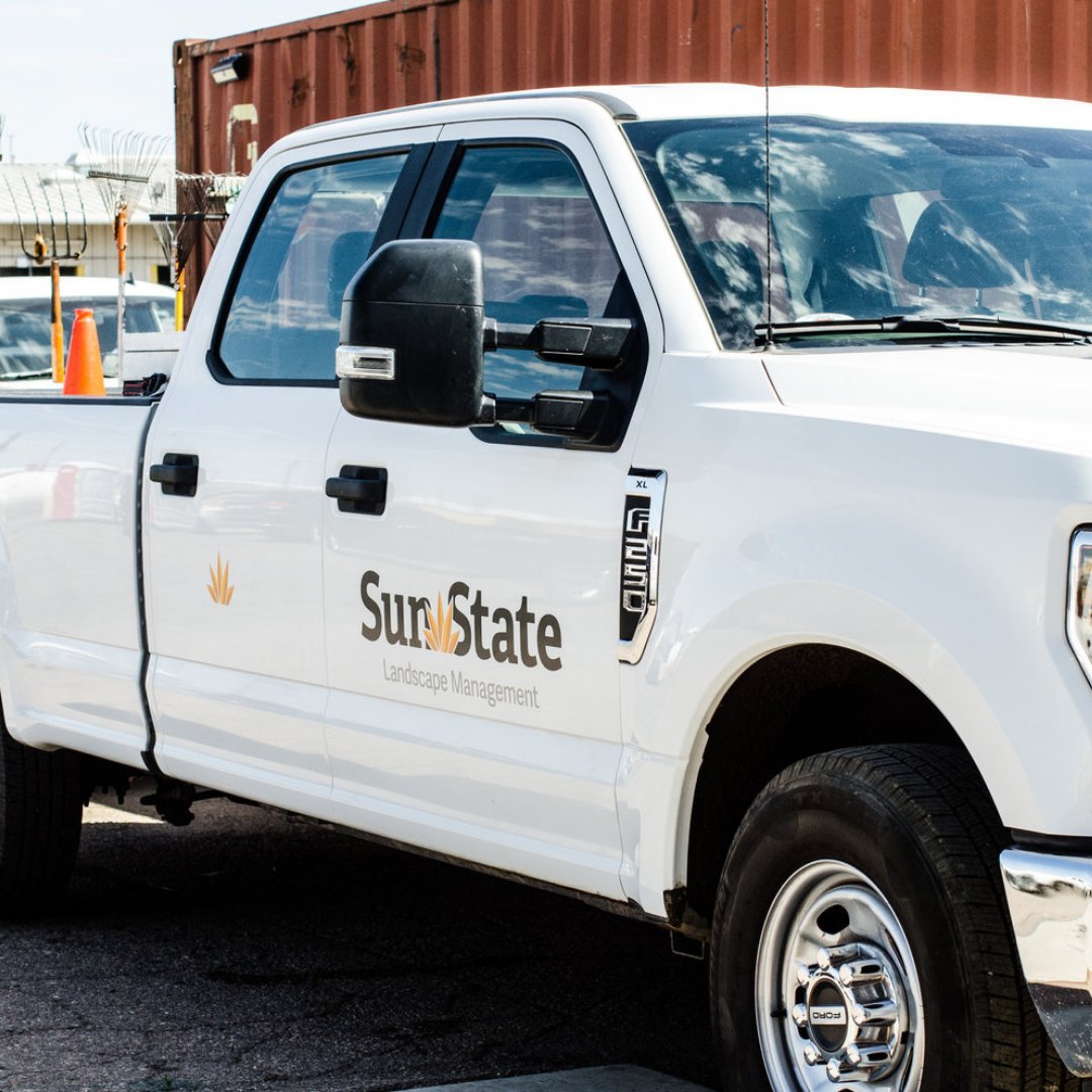 SunStateLM's tweet photo. From Peoria and Goodyear to Scottsdale and Queen Creek, we are here to meet your commercial landscaping needs! Our team of experts at Sun State Landscape Management will elevate your property and craft a warm, inviting atmosphere that your customers will love! https://t.co/QJKUe8VjPX