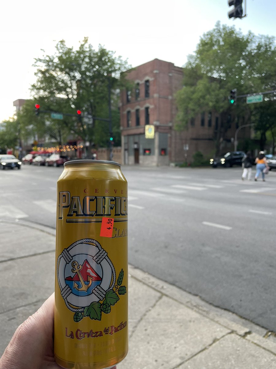 Enjoying a Pacifico at an undisclosed Wicker Park location. @chicagobars @jor_heyjr